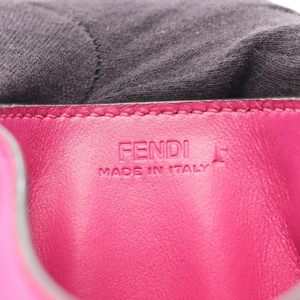 FENDI Pink Diamond Leather Shoulder Bag - Picture 4 of 6